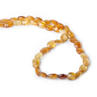 7-9mm Hessonite Garnet Faceted Oval Beads 13 inch 43 beads - The Bead Traders