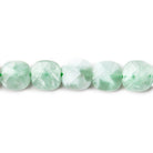 7.5-8mm Green Angelite faceted pillow beads 15.5 inch 50 beads - The Bead Traders