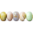 7.5-9mm Multi Gemstone plain rondelles 16 inch 60 beads - The Bead Traders
