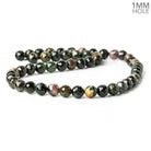 7.5mm Multi Color Tourmaline faceted rounds 15.5 inch 51 beads - The Bead Traders
