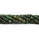 7.5mm Tsavorite Plain Rondelles 14 inch 85 beads - The Bead Traders