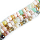 7mm-8mm Multi Gemstone Mixed Shape Beads - Lot of 3 - The Bead Traders