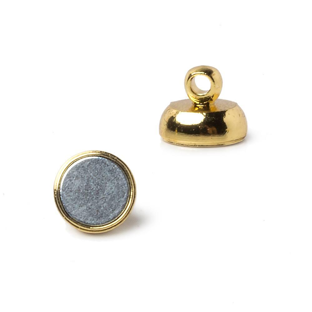 7mm Gold plated Magnetic Clasp Set of 5 pieces - The Bead Traders