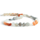 7mm Multi Color Moonstone Coins 14 inch 45 beads - The Bead Traders
