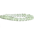 7mm Prasiolite Faceted Cube Beads 8 inch 30 pieces - The Bead Traders