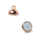 7mm Rose Gold plated Magnetic Clasp Set of 5 pieces - The Bead Traders