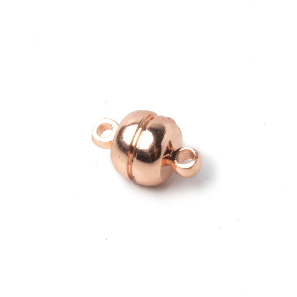 7mm Rose Gold plated Magnetic Clasp Set of 5 pieces - The Bead Traders