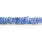 7mm Tanzanite Plain Heishi Beads 14 inch 210 pieces - The Bead Traders