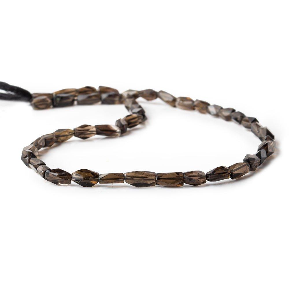 7x4-8x4mm Smoky Quartz Faceted Rectangle Beads 13 inch - The Bead Traders