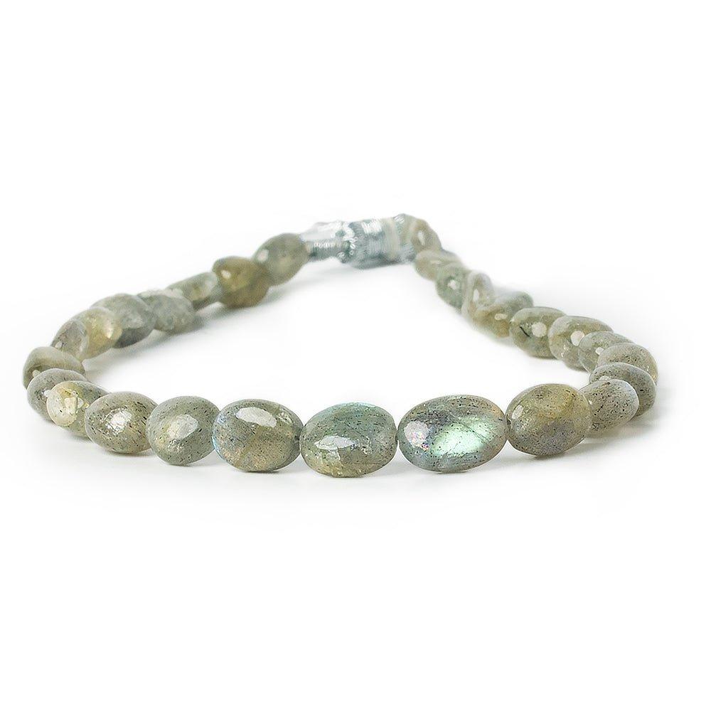 7x5-10x7mm Labradorite Plain Ovals Bead 9 inch 25 pieces - The Bead Traders