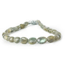 7x5-10x7mm Labradorite Plain Ovals Bead 9 inch 25 pieces - The Bead Traders