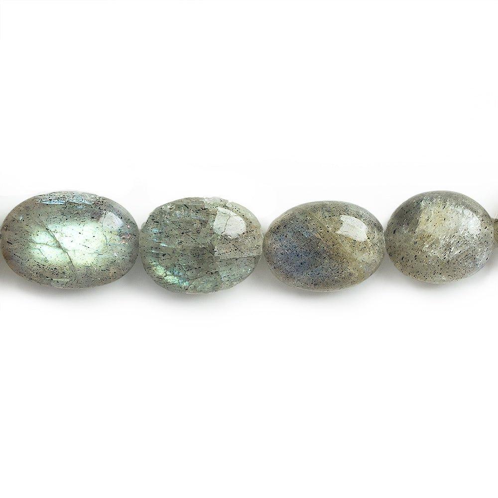 7x5-10x7mm Labradorite Plain Ovals Bead 9 inch 25 pieces - The Bead Traders
