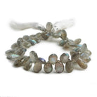 7x5-11x7mm Labradorite faceted pear beads 8 inch 50 pieces - The Bead Traders