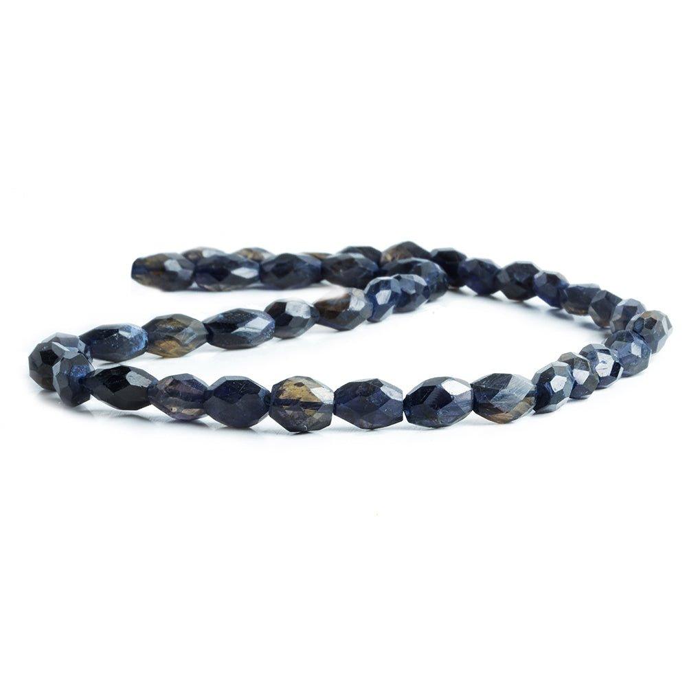 7x5mm-10x6mm Iolite Faceted Oval Beads 14 inch 50 pieces - The Bead Traders