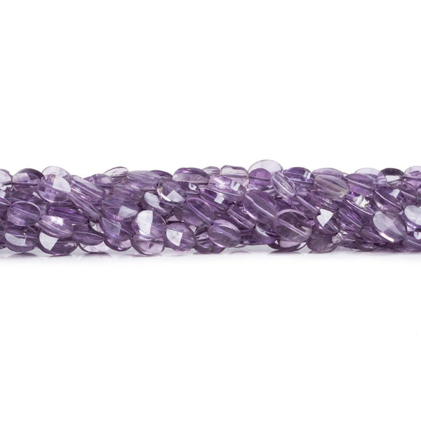 7x5mm Amethyst Faceted Ovals 14 inch 48 beads