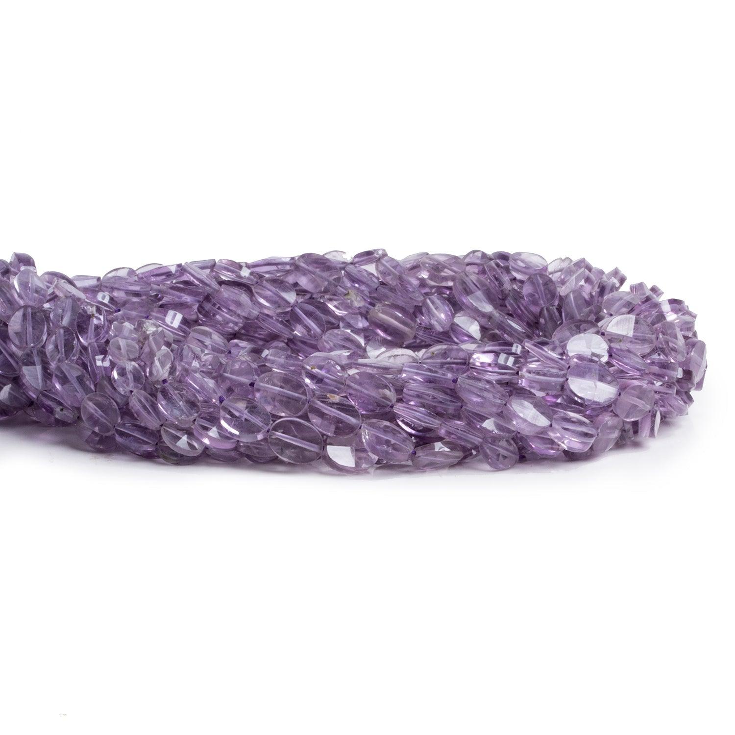 7x5mm Amethyst Faceted Ovals 14 inch 48 beads - The Bead Traders