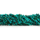7x5mm Hubei Turquoise Chips 30 inch 300 beads - The Bead Traders