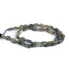 7x5mm Labradorite Handcut Ovals 12 inch 35 beads - The Bead Traders