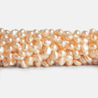 7x5mm Peach Baroque Pearls 15 inch 100 pieces - The Bead Traders