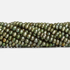 7x5mm Pistachio Baroque Pearls 15 inch 100 pieces - The Bead Traders