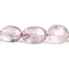 7x6mm-16x12mm Mossy Amethyst with Cacoxenite Faceted Oval Beads 16 inch 36 pieces - The Bead Traders