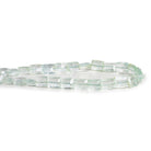 7x6mm Aquamarine Faceted Rectangles 8 inch 25 beads - The Bead Traders