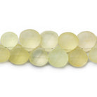7x7-10x10mm Matte Lemon Quartz faceted pears and hearts 7.5 inch 46 beads - The Bead Traders
