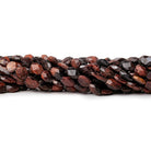 8-10mm Red Tiger's Eye Faceted Nugget Beads 13.5 inch 39 pieces - The Bead Traders