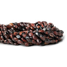 8-10mm Red Tiger's Eye Faceted Nugget Beads 13.5 inch 39 pieces - The Bead Traders