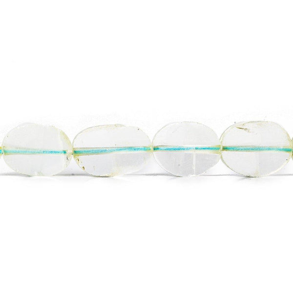 8-11mm Aquamarine Faceted Oval Beads 14 inch 30 pieces