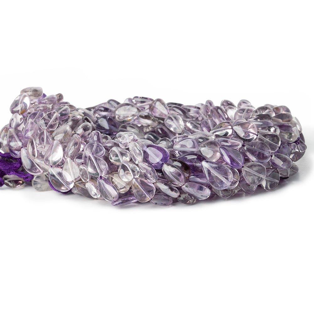 8-12mm Amethyst Plain Pear Beads 13 inches 30 pieces - The Bead Traders