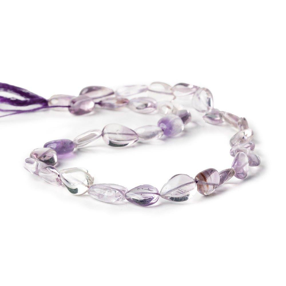 8-12mm Amethyst Plain Pear Beads 13 inches 30 pieces - The Bead Traders