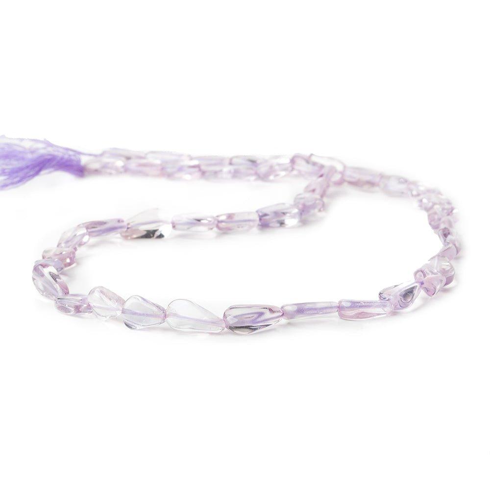 8-12mm Amethyst Plain Pear Beads 13 inches 37 pieces - The Bead Traders