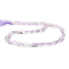 8-12mm Amethyst Plain Pear Beads 13 inches 37 pieces - The Bead Traders