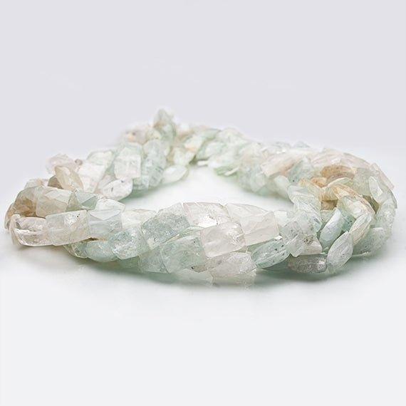 8-13mm Multi-Beryl Faceted Square and Rectangle Beads 15 inch 30 pieces - The Bead Traders