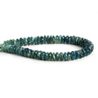 8-8.5mm Tanzanian Kyanite Faceted Rondelle Beads 8 inch 38 pieces - The Bead Traders