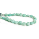 8-9mm Matte Amazonite plain coin beads 8 inch 22 pieces - The Bead Traders