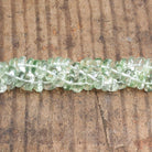 8-9mm Prasiolite Plain Rondelles 15 inch 85 beads - The Bead Traders