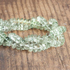 8-9mm Prasiolite Plain Rondelles 15 inch 85 beads - The Bead Traders