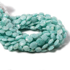 8.5-9mm Amazonite faceted pillow beads 14 inch 33 pieces - The Bead Traders