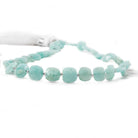 8.5-9mm Amazonite faceted pillow beads 14 inch 33 pieces - The Bead Traders
