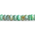 8.5mm Blue Peruvian Opal Faceted Rondelles 16 inch 75 beads - The Bead Traders