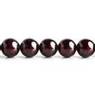 8.5mm Garnet Plain Round Beads 15.5 inch 46 pieces A - The Bead Traders