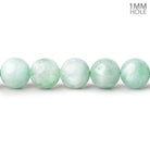8.5mm Green Angelite Plain Round beads 15.5 inch 47 beads - The Bead Traders
