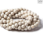 8.5mm Matte River Stone Jasper plain round beads 15.5 inch, 48 pieces - The Bead Traders