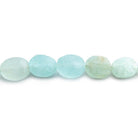 8.5x6.5mm-11x8mm Frosted Multi Color Beryl Plain Nugget Beads 8 inch 22 pieces - The Bead Traders