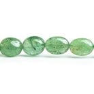 8.5x7mm-11x9.5mm Green Strawberry Quartz 17 inch 40 pieces - The Bead Traders