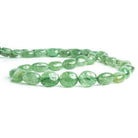 8.5x7mm-11x9.5mm Green Strawberry Quartz 17 inch 40 pieces - The Bead Traders