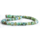 8mm Blue Peruvian Opal Faceted Rondelles 16 inch 85 beads - The Bead Traders