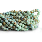 8mm Blue Terra Agate Rounds 15 inch 45 beads - The Bead Traders